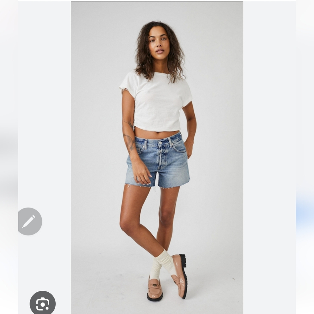Free People Ivy Denim Shorts